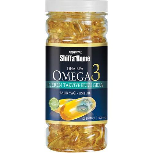 Shiffa Home Omega 3 Sade Unisex Vitamin 100 Kapsül