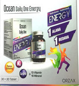 Ocean Daily One Energy Aromasız Unisex Vitamin 30 - 30 Tablet