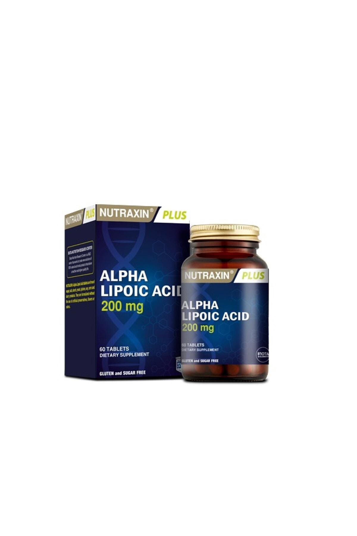 Nutraxin Plus Alpha Lipoic Acid Aromasız Unisex Vitamin 60 Tablet