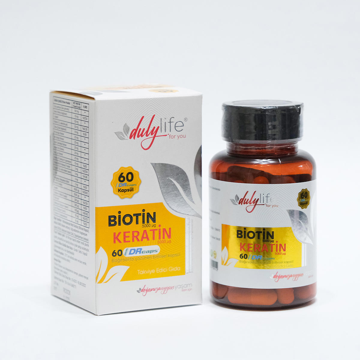 Dulylife Biotin+Keratin Sade Unisex Vitamin 60 Tablet