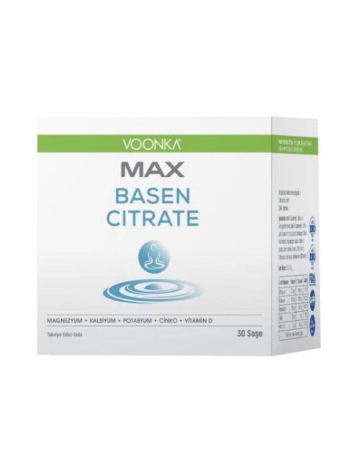 Voonka Basen Citrate Sade Unisex Vitamin 30 Şase