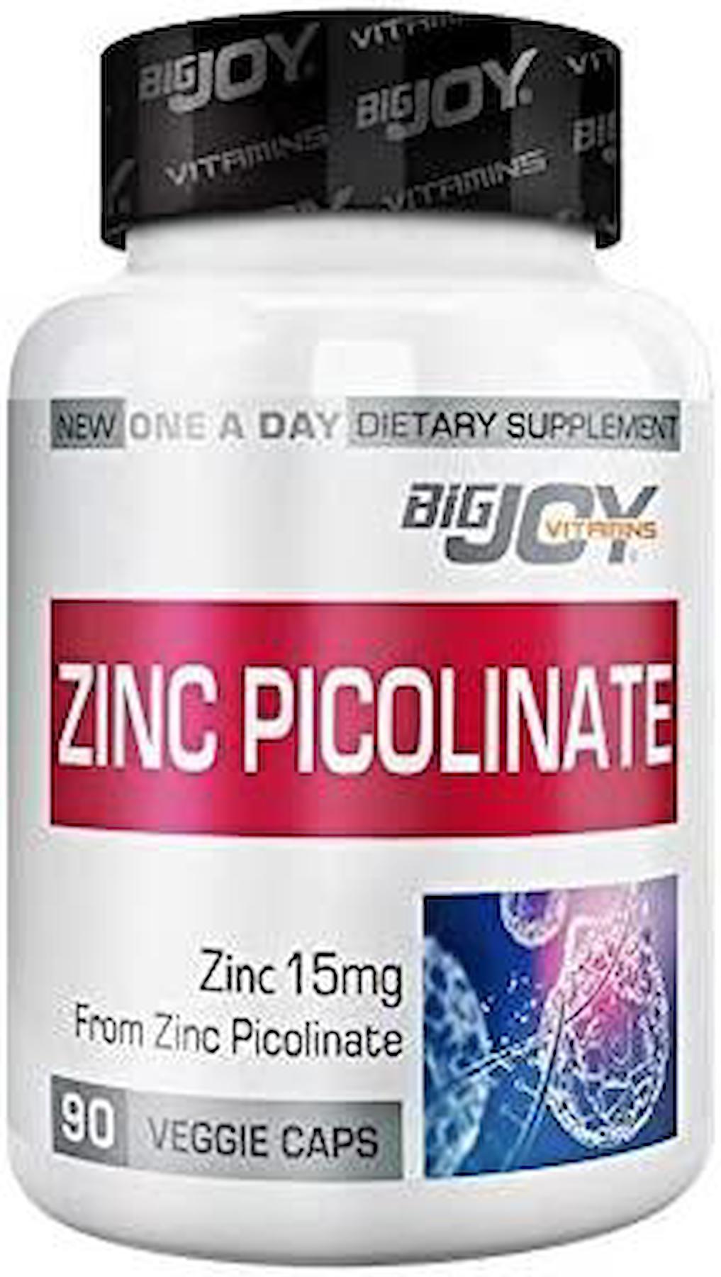Bigjoy Vitamins Zinc Picolinate Sade Unisex Vitamin 90 Tablet