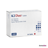 Assos K2 Duo Sade Unisex Vitamin 30 Tablet