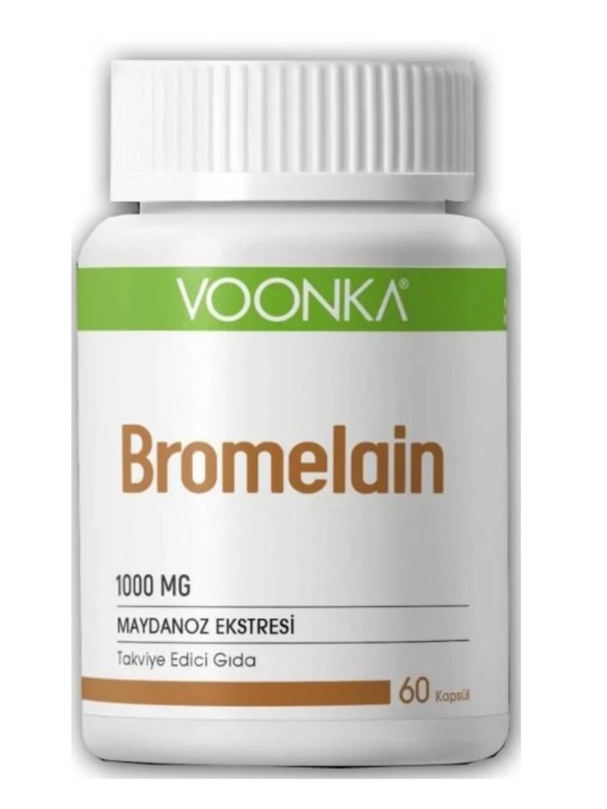 Voonka Bromelain Sade Unisex Vitamin 60 Kapsül