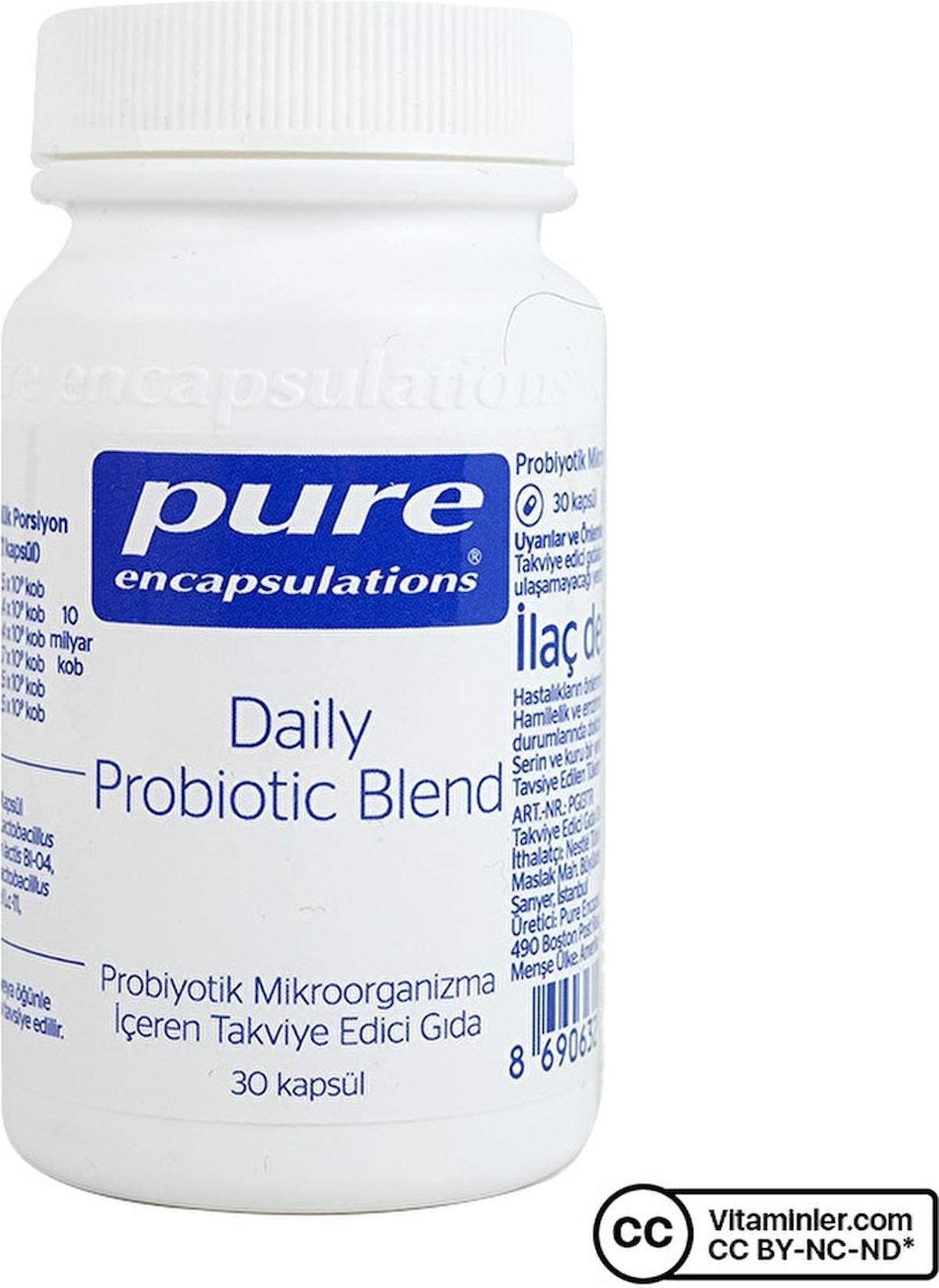 Pure Encapsulations Probiyotik Aromasız Unisex Vitamin 30 Kapsül