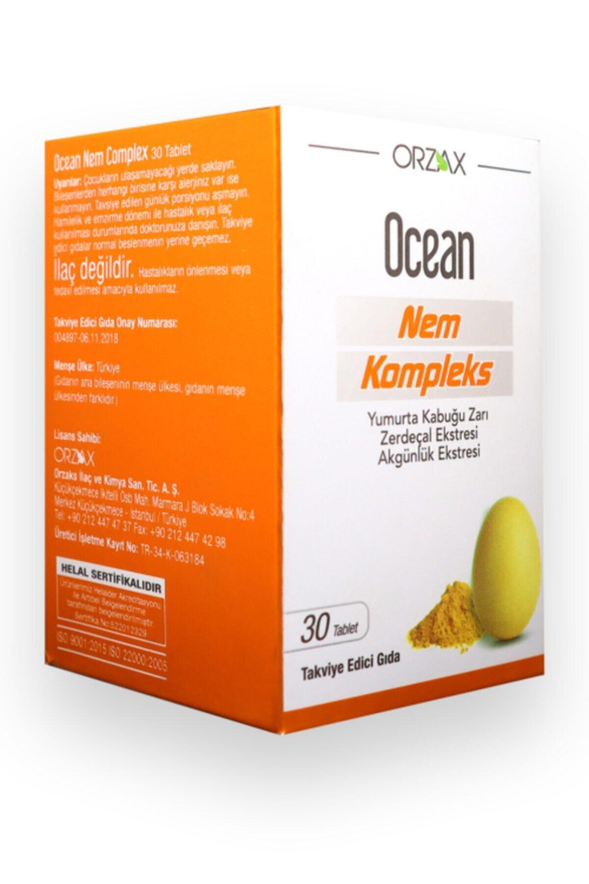 Ocean Nem Komplex Aromasız Unisex Vitamin 30 Tablet