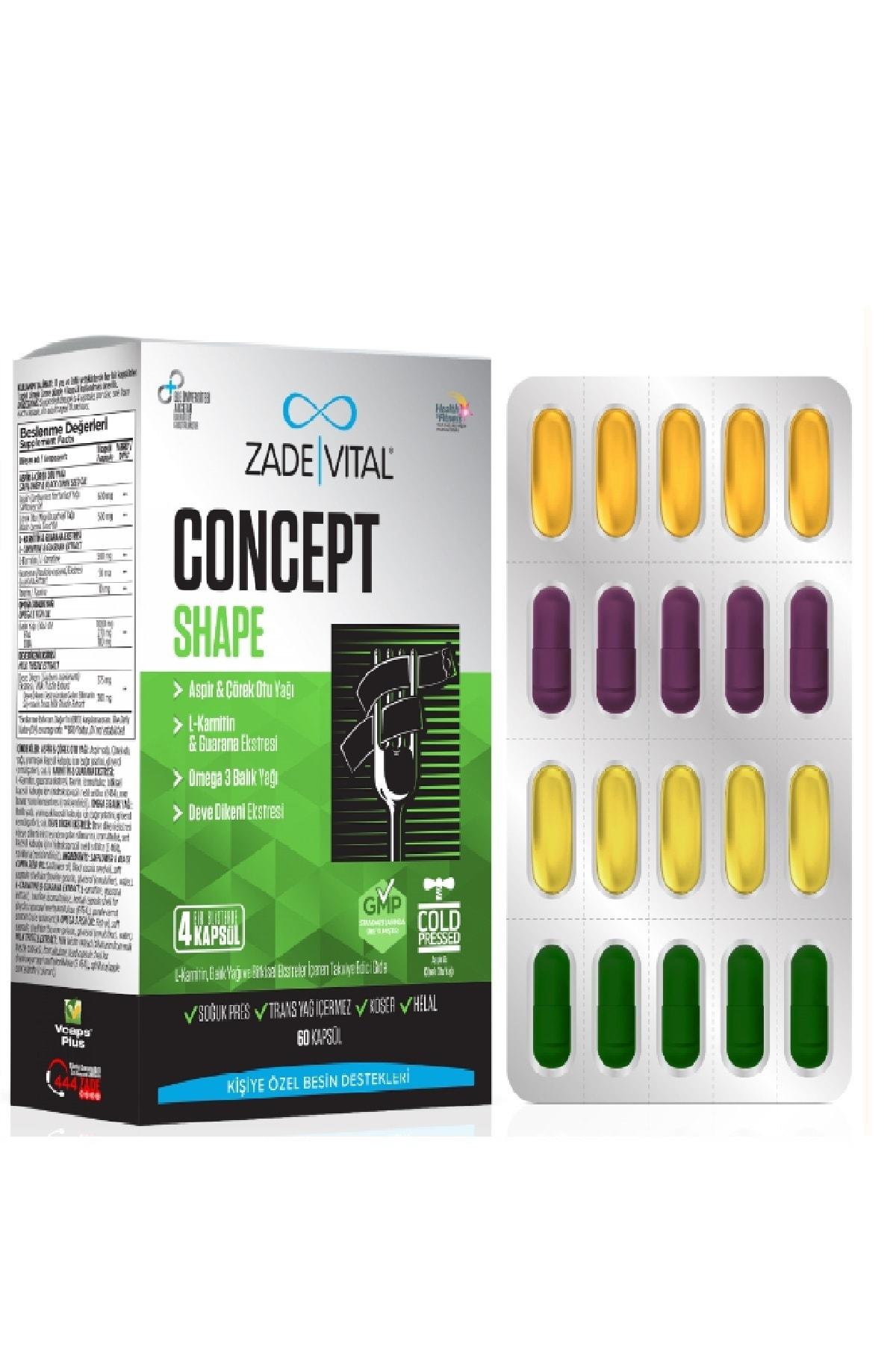 Zade Vital Concept Shape Sade Unisex Vitamin 60 Kapsül