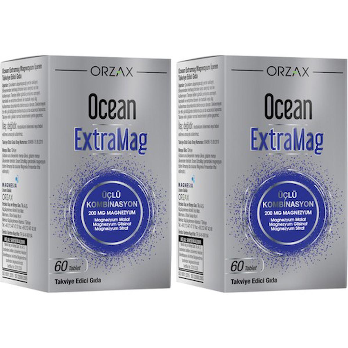 Ocean Extramag Aromasız Unisex Vitamin 2x60 Tablet