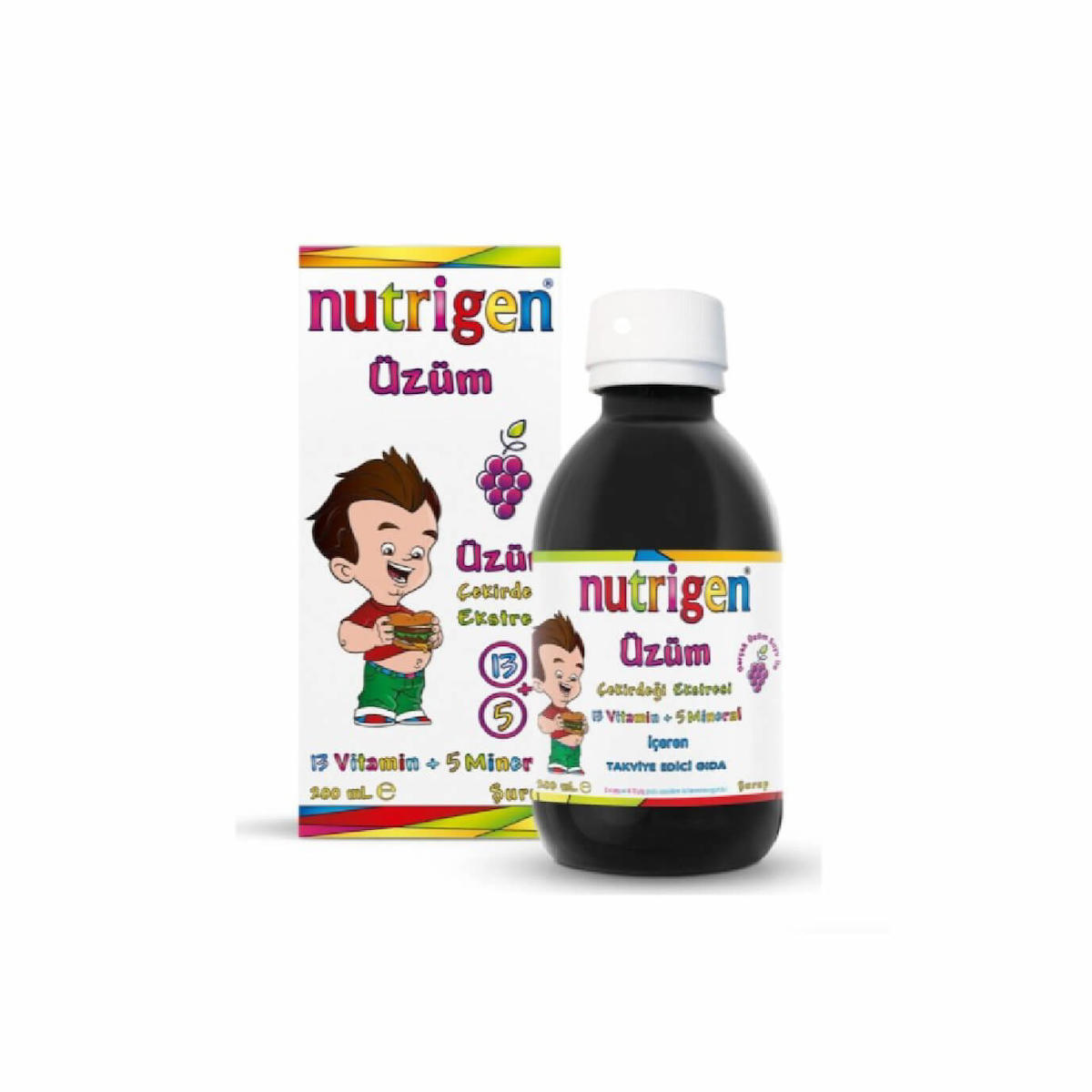 Nutrıgen Üzüm Çekirdeği Üzüm Çekirdeği Çocuk Vitamin 200 ml