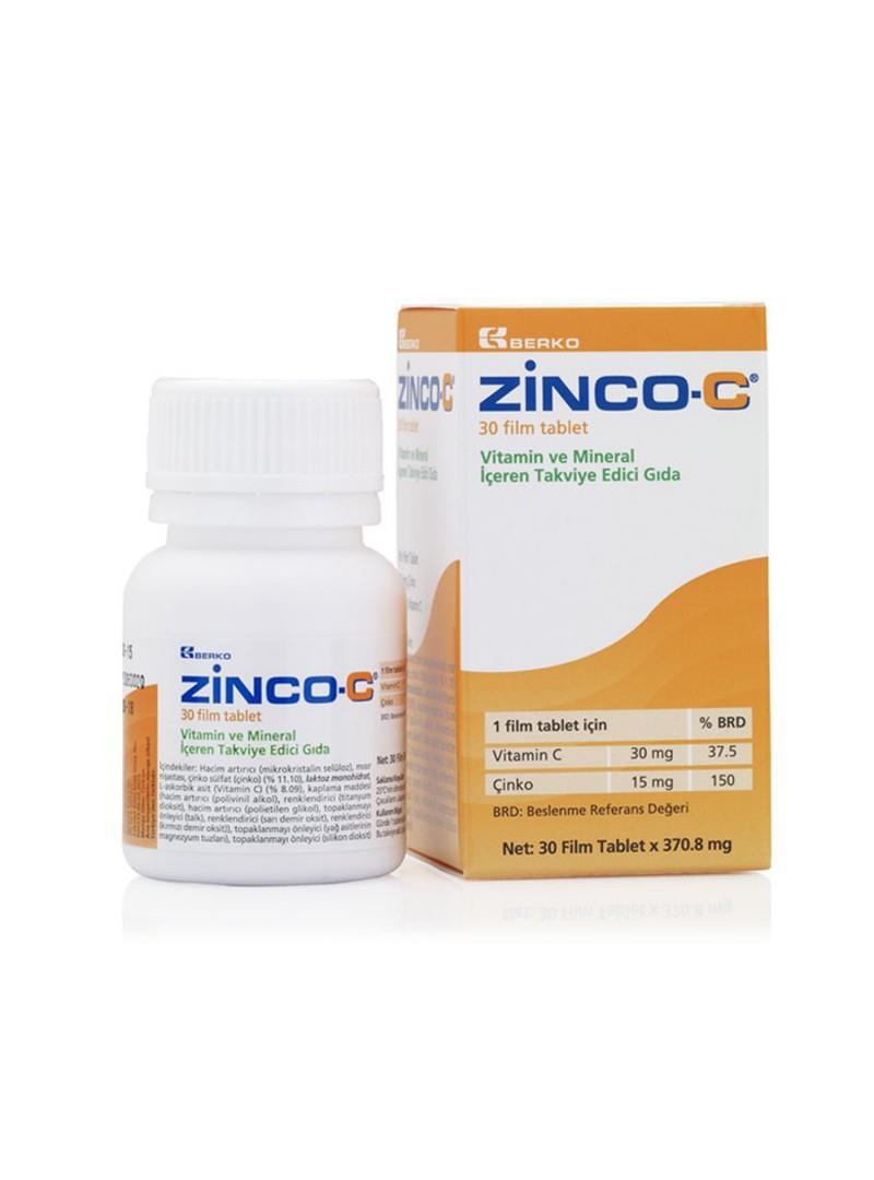 Berko Zinco Sade Unisex Vitamin 30 Tablet