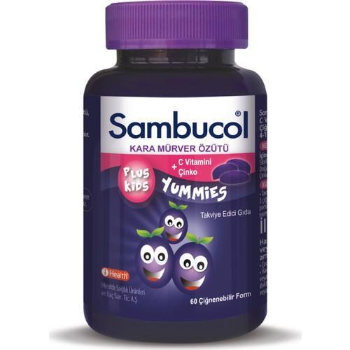 Sambucol Çinko Aromalı Çocuk Vitamin 60 Tablet
