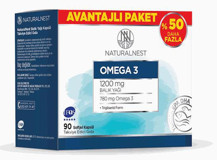 Naturalnest Omega 3 Sade Unisex Vitamin 90 Kapsül