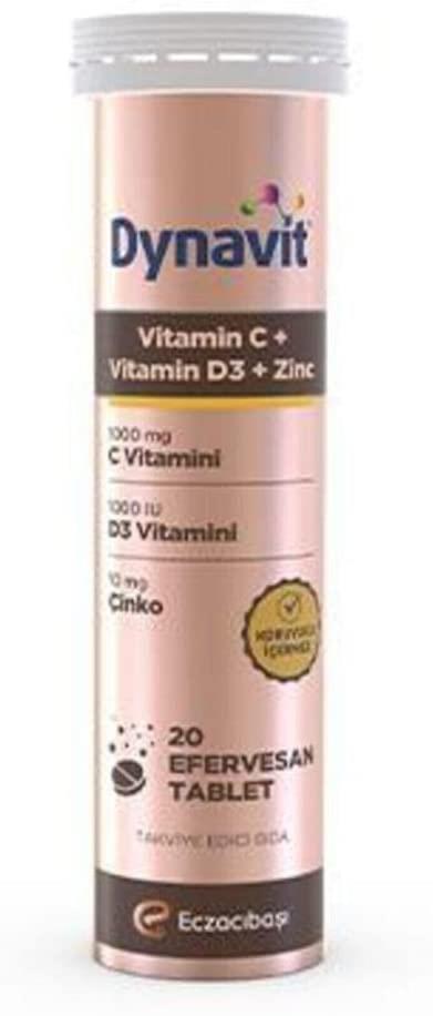 Dynavit C Vitamini Aromalı Unisex 20 Tablet