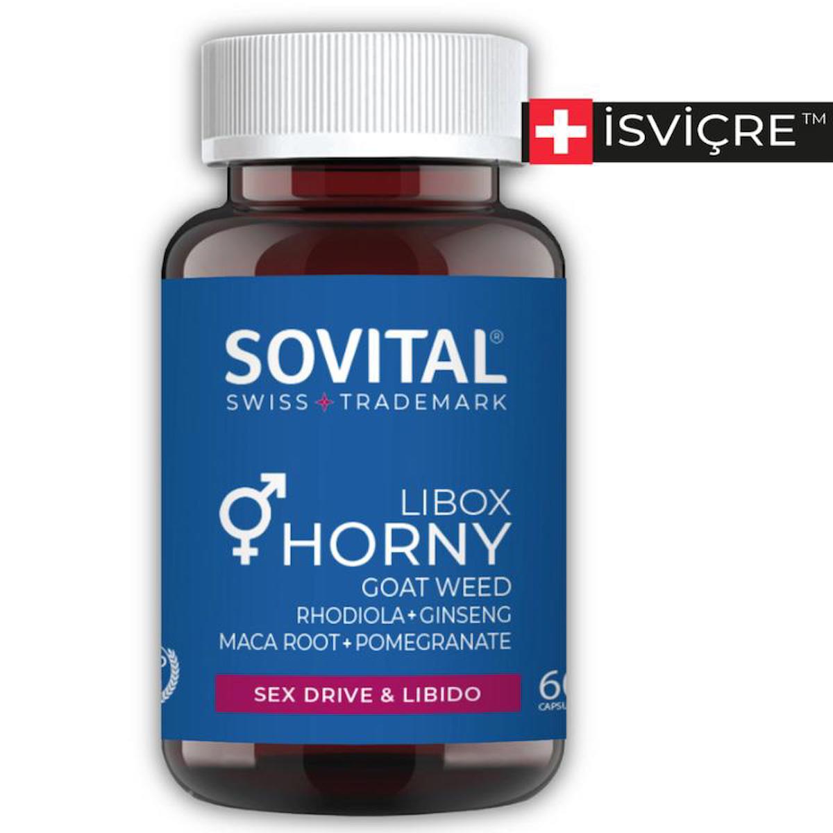 Sovital Libox Horny Aromalı Unisex Vitamin 60 Tablet