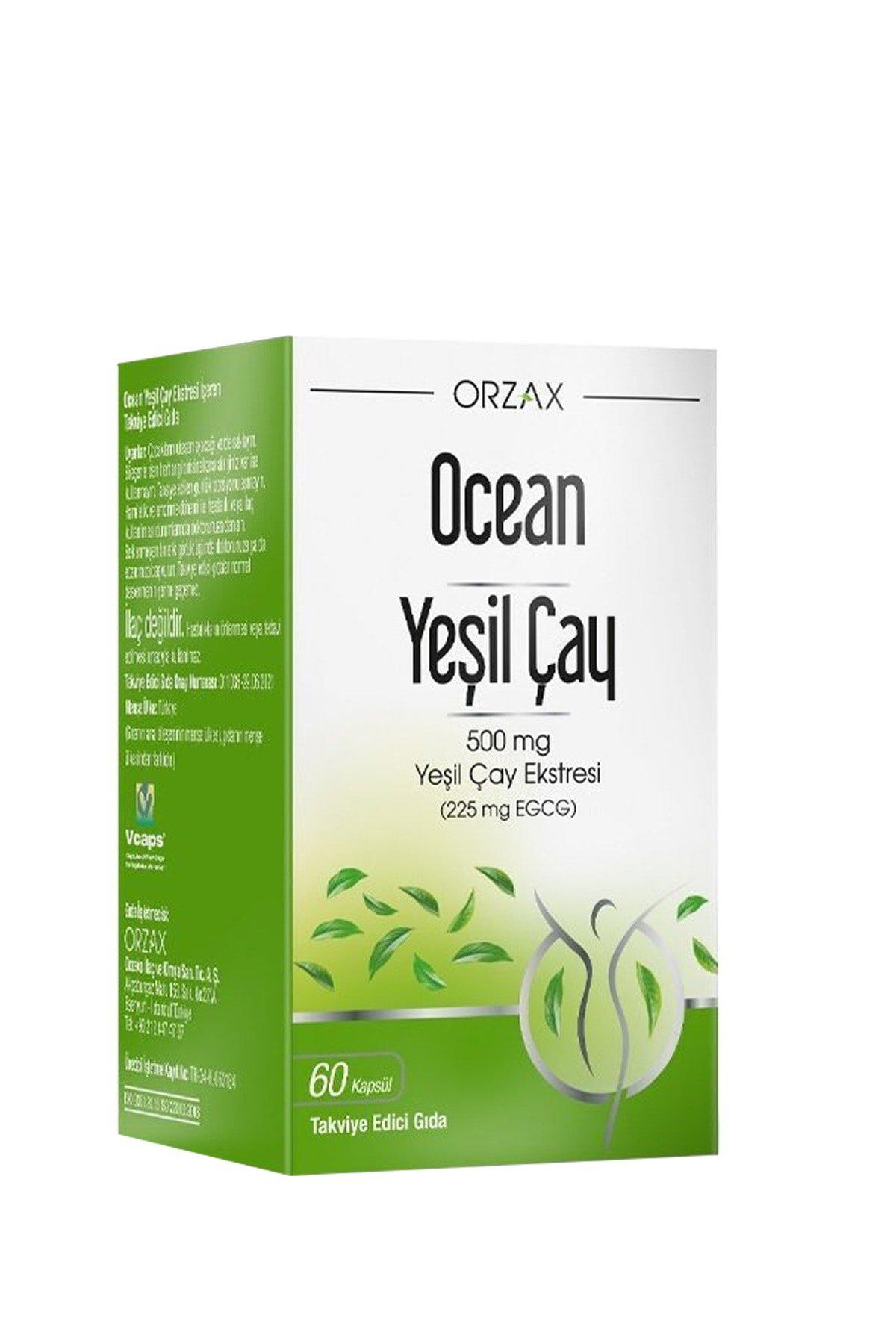Ocean Orzax Green Tea Aromasız Unisex Vitamin 60 Kapsül