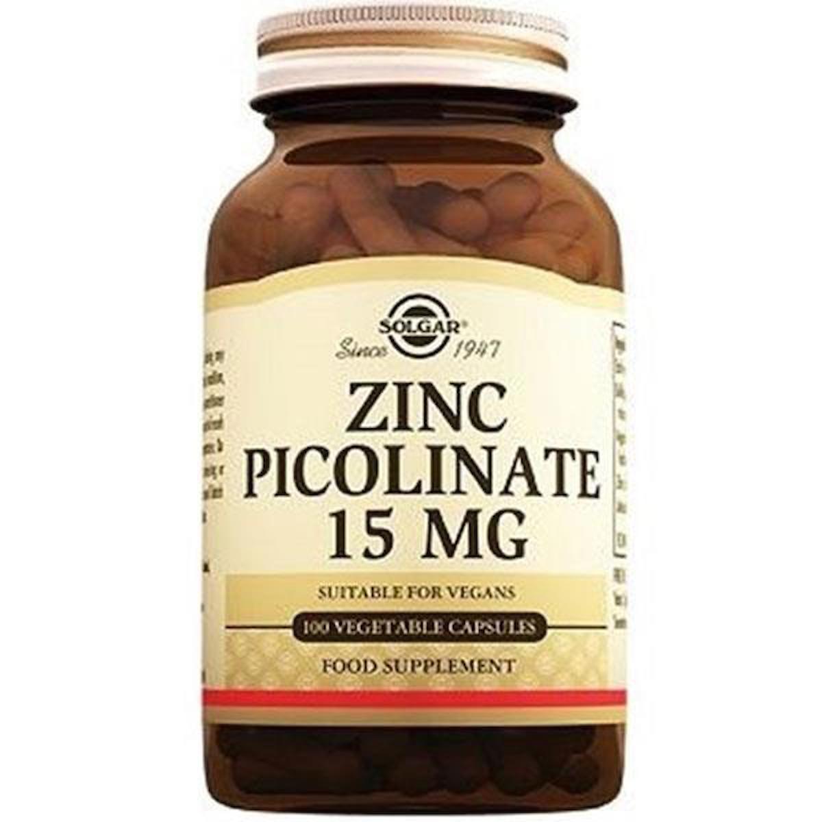 Solgar Picolinate Aromasız Unisex Vitamin 100 Tablet
