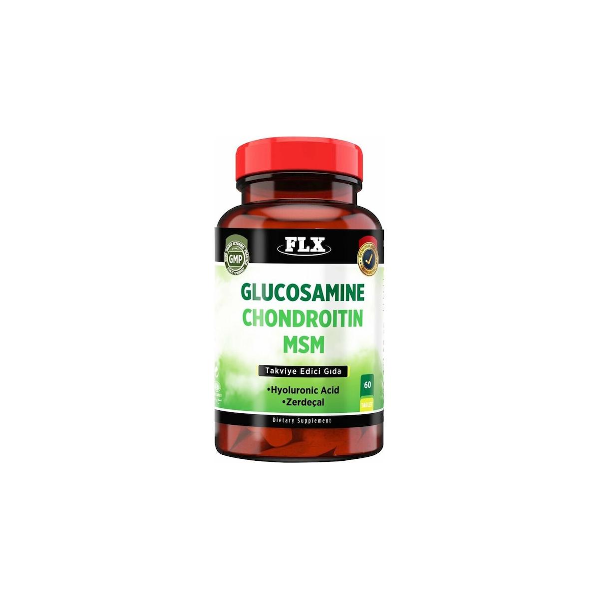 Flx Glucosamine Chondroitin Msm Aromalı Unisex Vitamin 60 Tablet