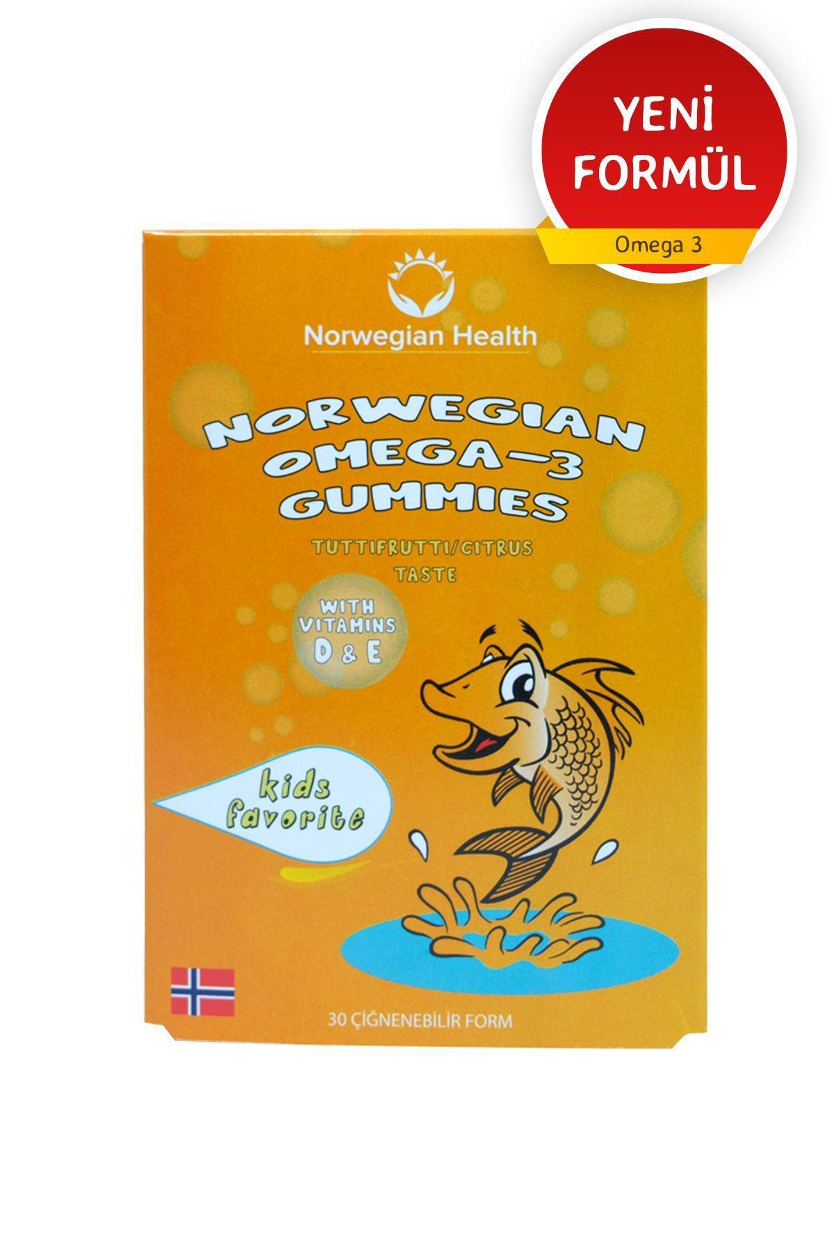 Norwegian Health Omega-3 Aromalı Çocuk Vitamin 30 Kapsül