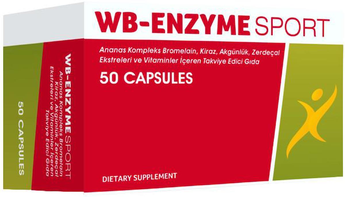 Force Nutrition Wb-Enzim Sport Ananas Complex Unisex Vitamin 50 Kapsül