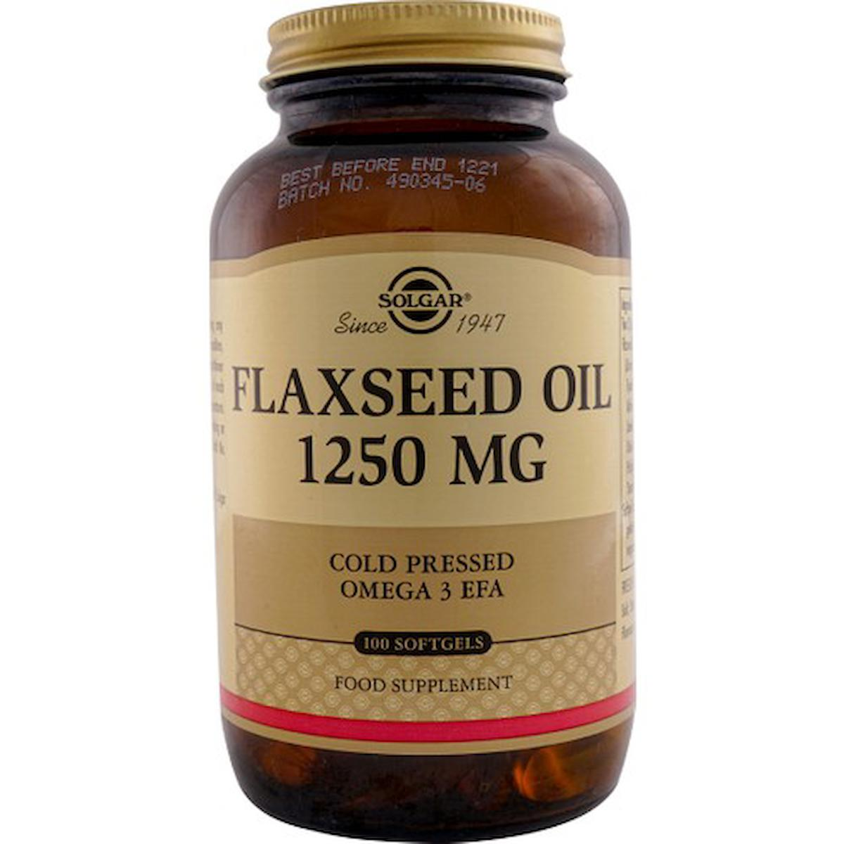 Solgar Flaxseed Aromasız Unisex Vitamin 100 Kapsül