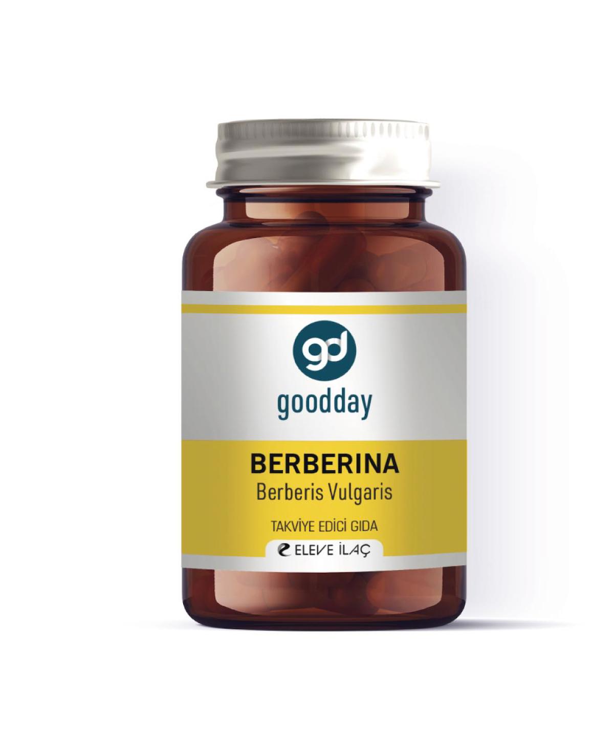 Goodday Berberina Aromasız Unisex Vitamin 60 Kapsül