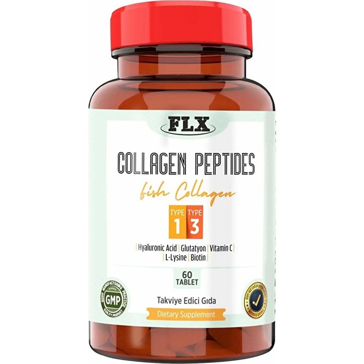 Flx Peptides Tip 1-3 Kapsül Kolajen 60 Tablet