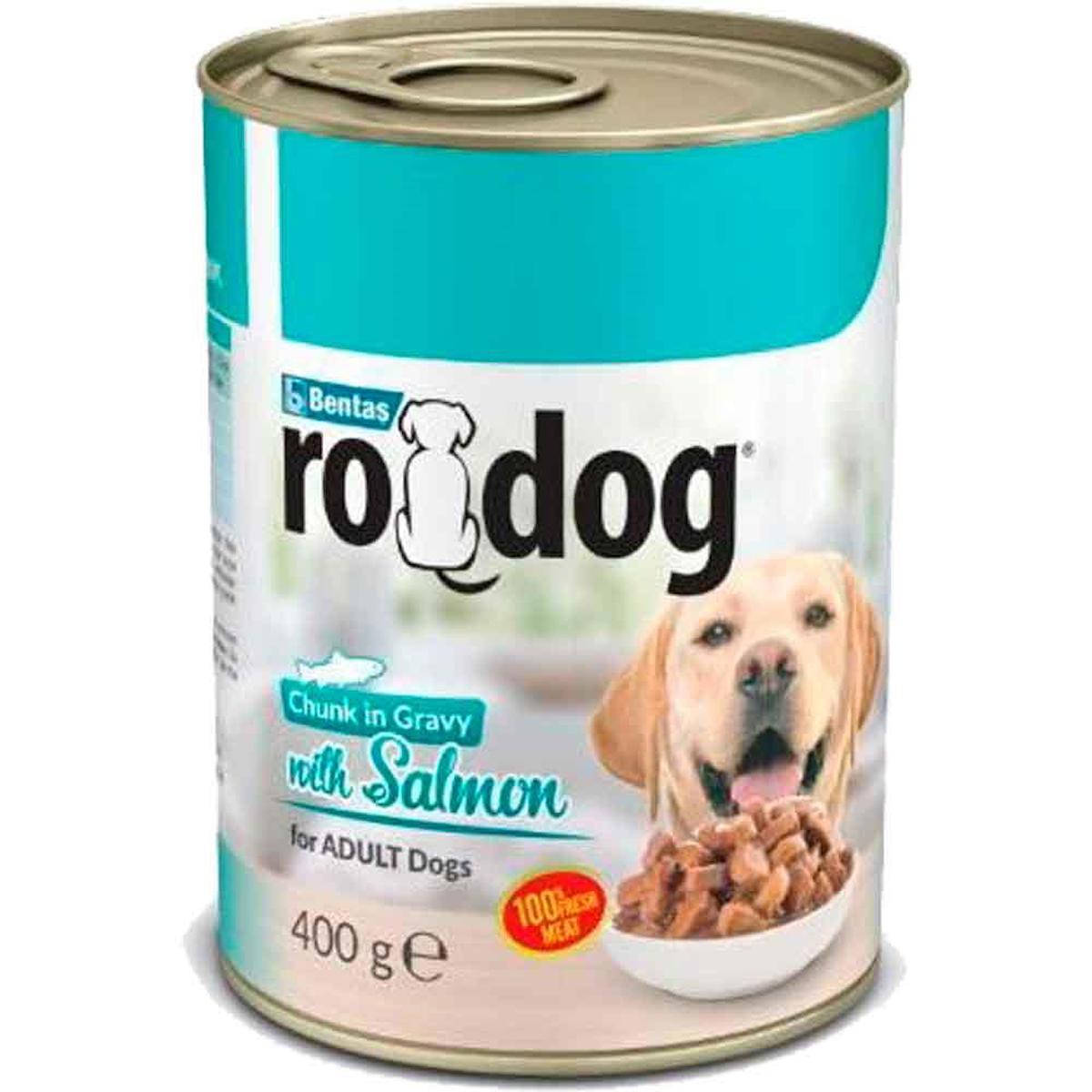 Ro Dog Chunk In Gravy Somonlu Yetişkin Yaş Köpek Maması 400 gr Tekli