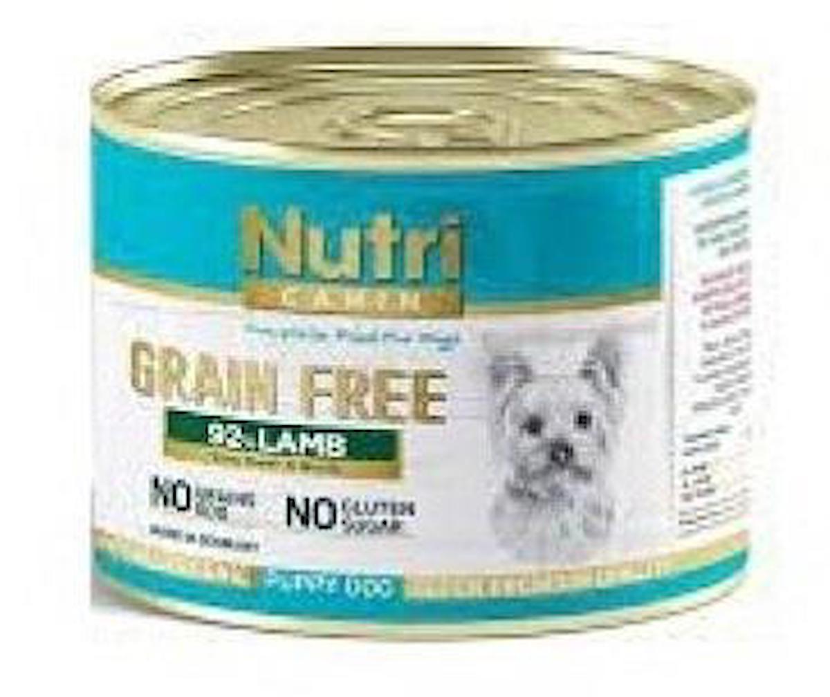 Nutri Canin Grain Free Kuzu Etli Yavru Yaş Köpek Maması 200 gr Tekli