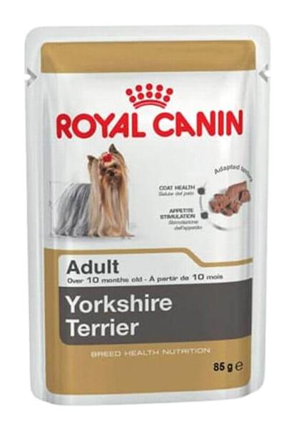 Royal Canin Breed Health Nutrition Yorkshire Terrier Yetişkin Yaş Köpek Maması 85 gr 6'lı