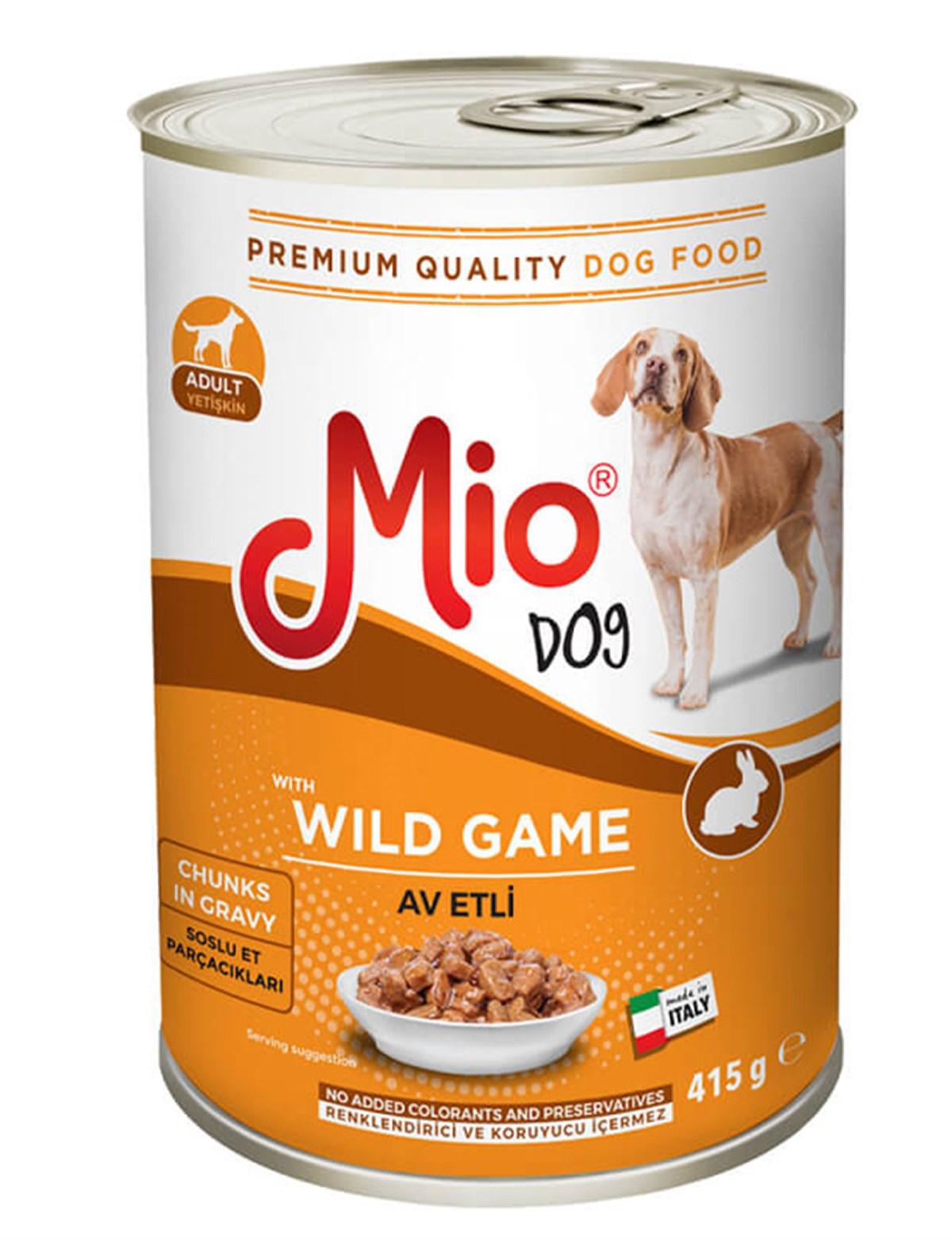 Mio Chunks In Gravy Av Etli Yetişkin Yaş Köpek Maması 415 gr Tekli