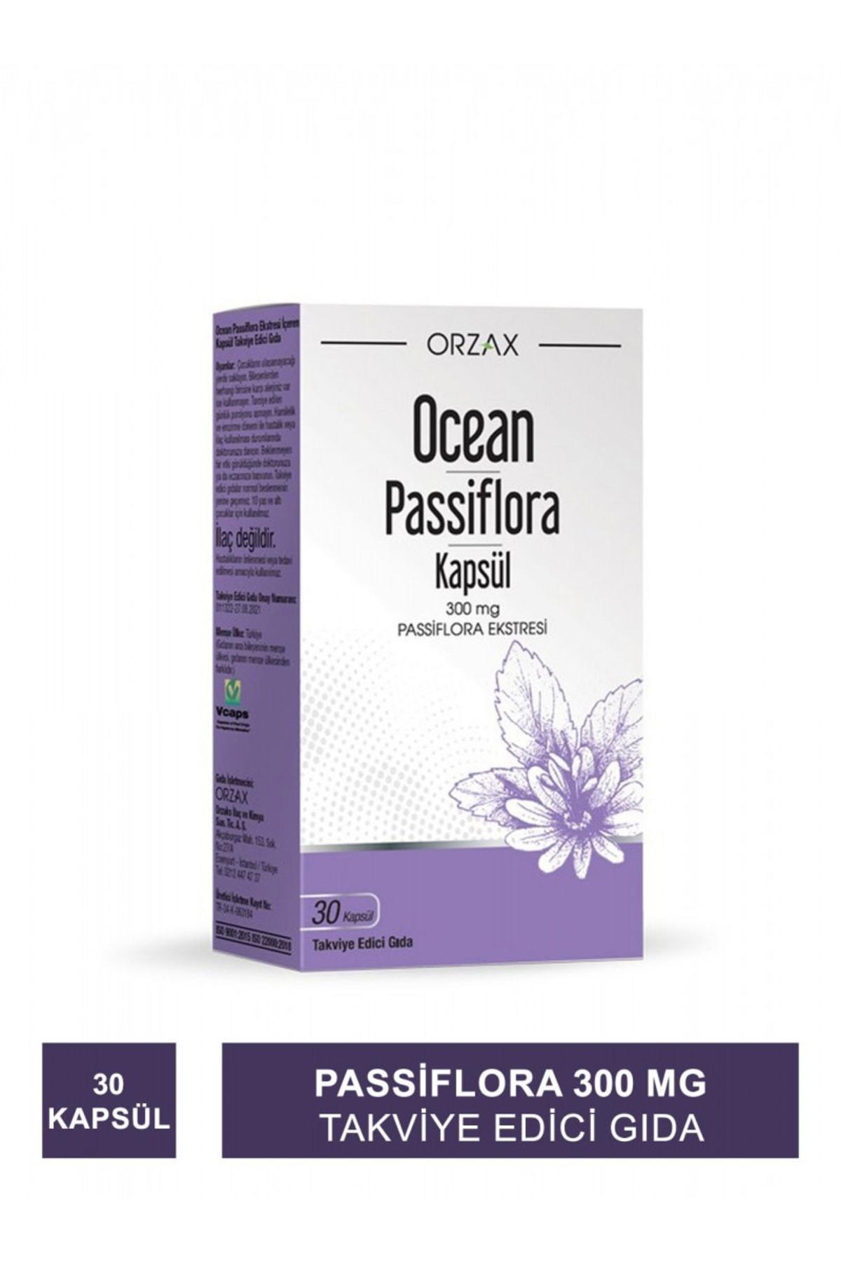 Ocean Passiflora Aromalı Yetişkin Bitkisel Besin Desteği 30 Tablet