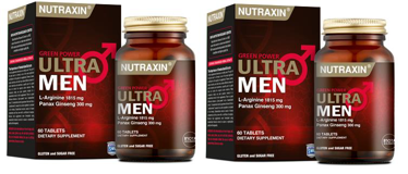 Nutraxin Ultra Men Sade Yetişkin Bitkisel Besin Desteği 2x60 Tablet