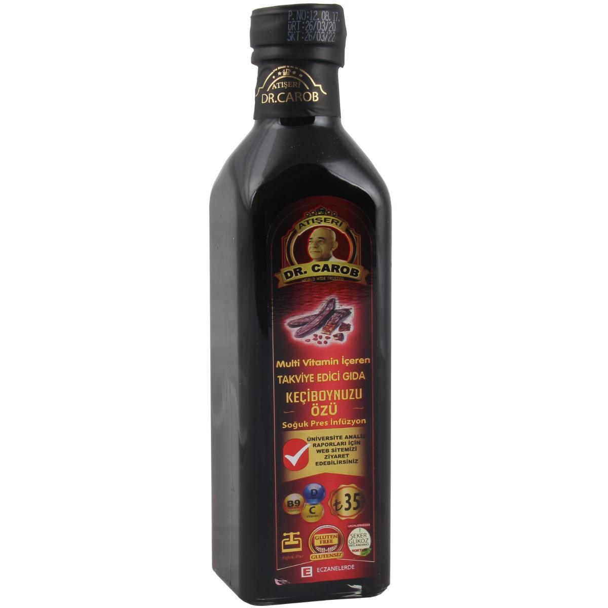 Atışeri Dr.Carob Sade Yetişkin Bitkisel Besin Desteği 500 ml