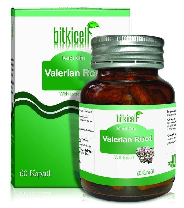 Bitkicell Valerian Root Aromalı Yetişkin Bitkisel Besin Desteği 60 Tablet