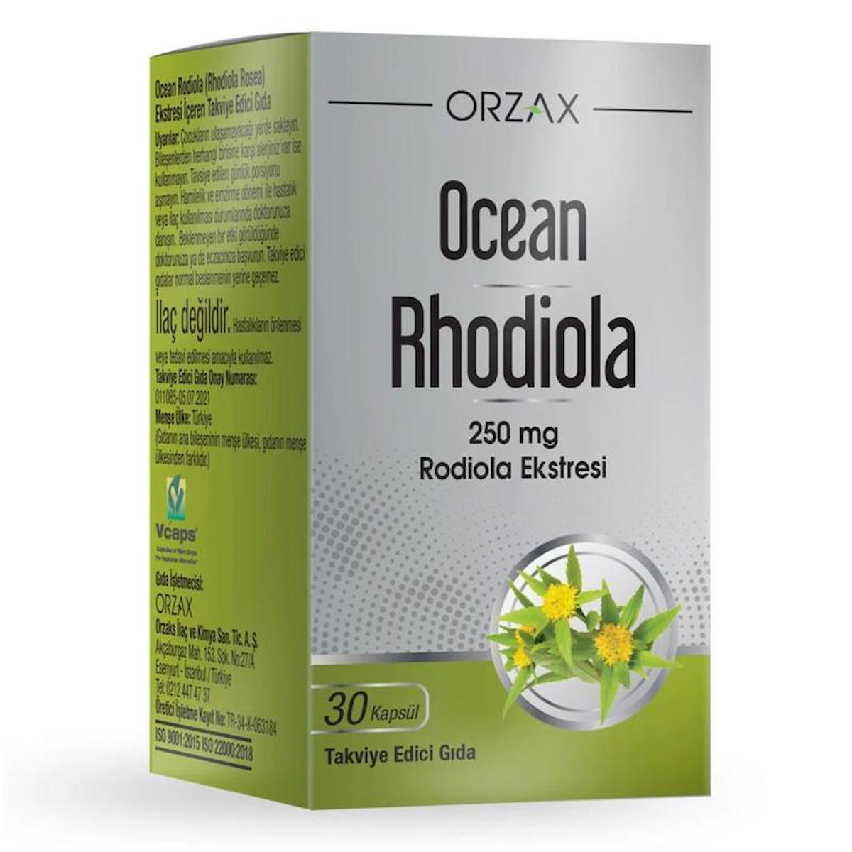 Ocean Rhodiola Sade Yetişkin Bitkisel Besin Desteği 30 Tablet