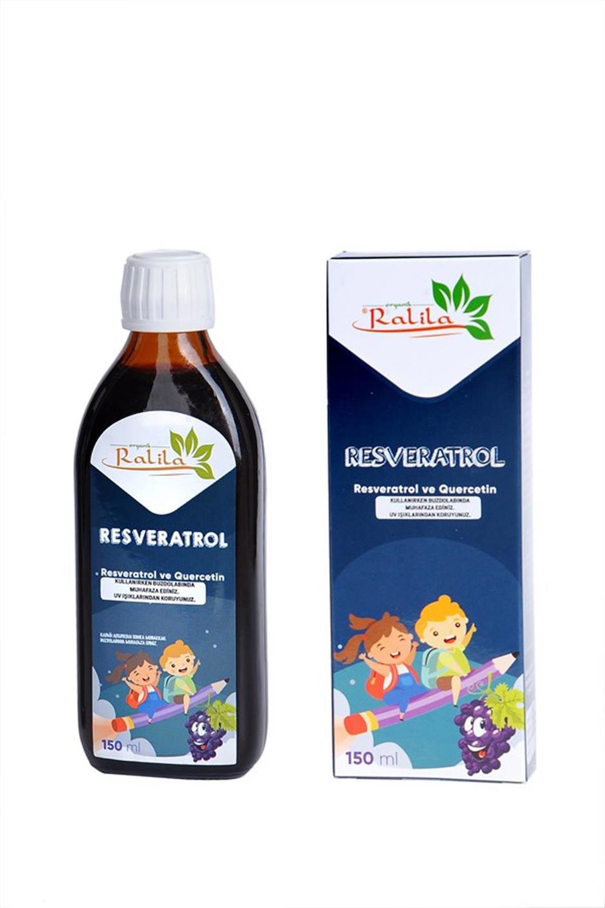 Ralila Resveratrol Aromasız Çocuk Bitkisel Besin Desteği 150 ml