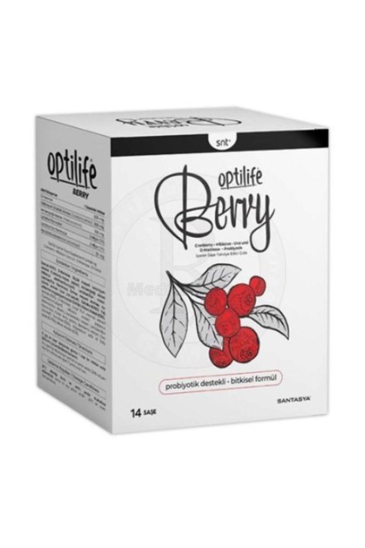 Santasya Optilife Berry Sade Yetişkin Bitkisel Besin Desteği 15 Şase