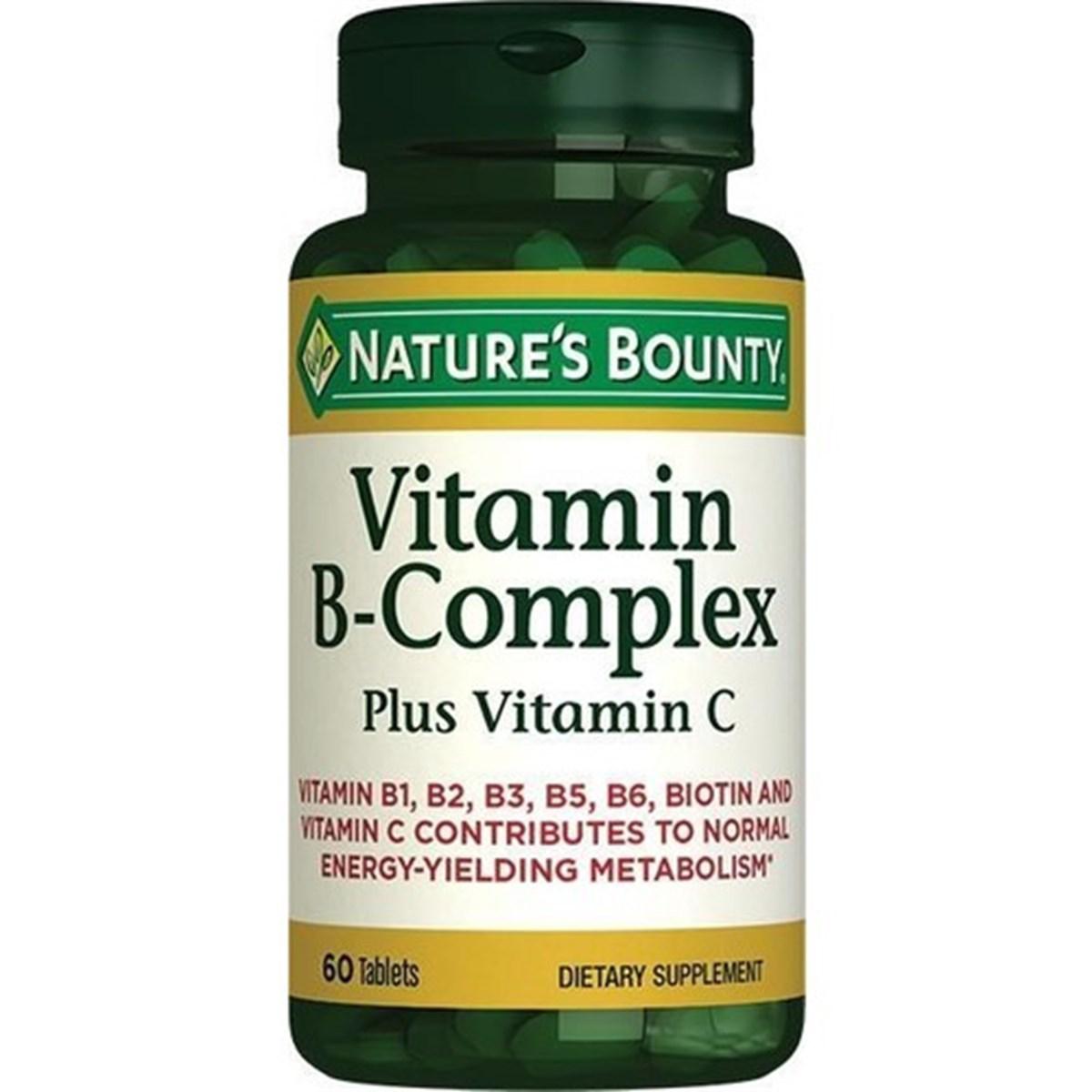 Natures Bounty C Vitamini Sade Yetişkin Bitkisel Besin Desteği 60 Tablet