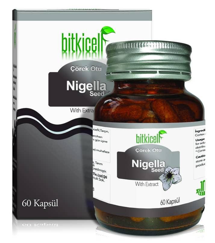 Bitkicell Nigella Aromalı Yetişkin Bitkisel Besin Desteği 60 Tablet