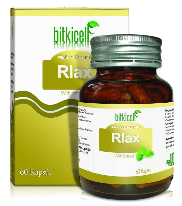 Bitkicell Rlax Aromalı Yetişkin Bitkisel Besin Desteği 60 Tablet