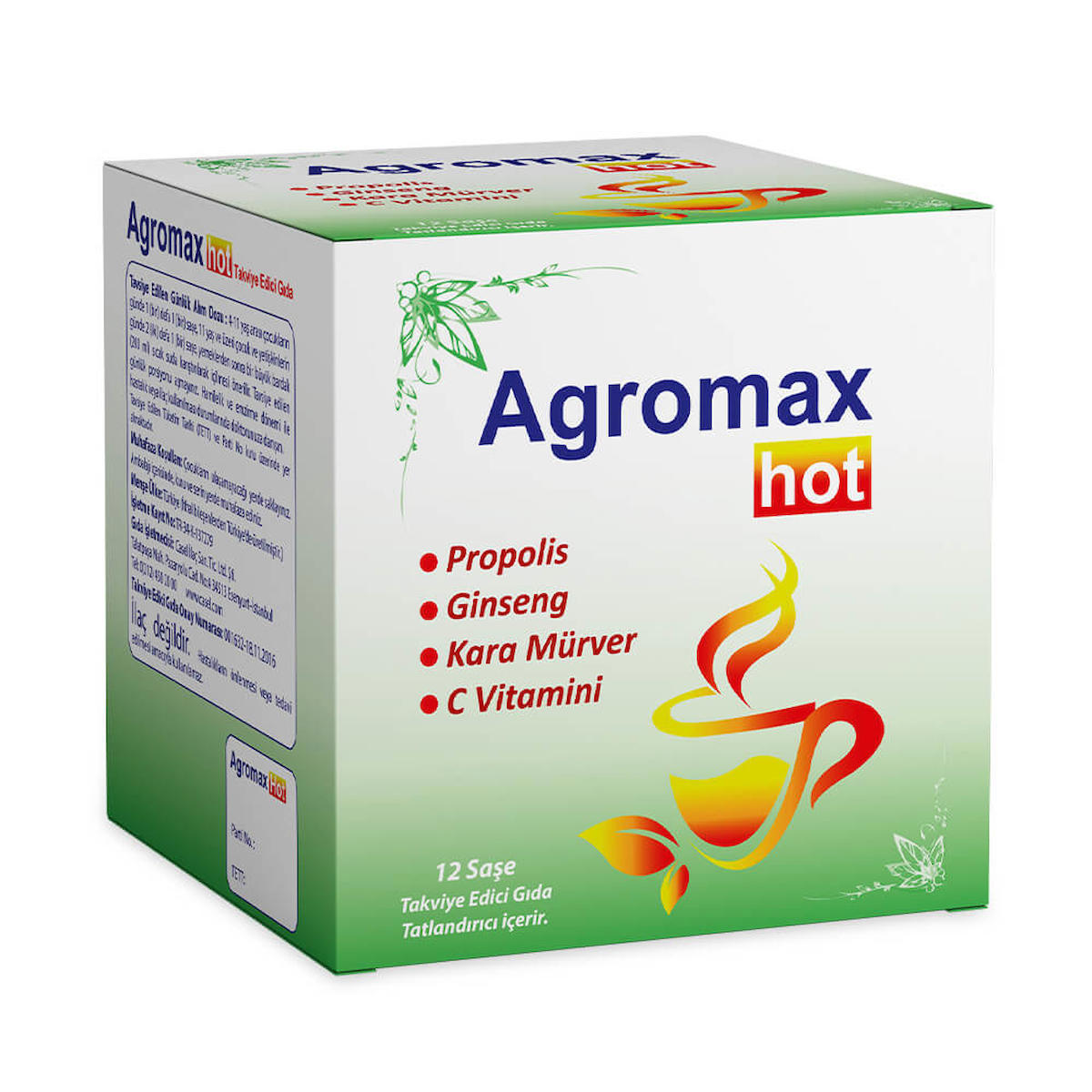 Destek Agromax Aromalı Çocuk - Yetişkin Bitkisel Besin Desteği 12 Tablet