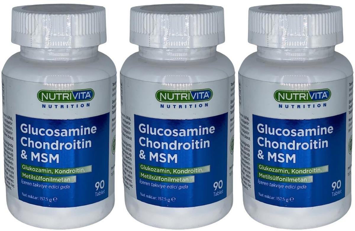 Nutrivita Nutrition Glukozamin 3x90 Tablet