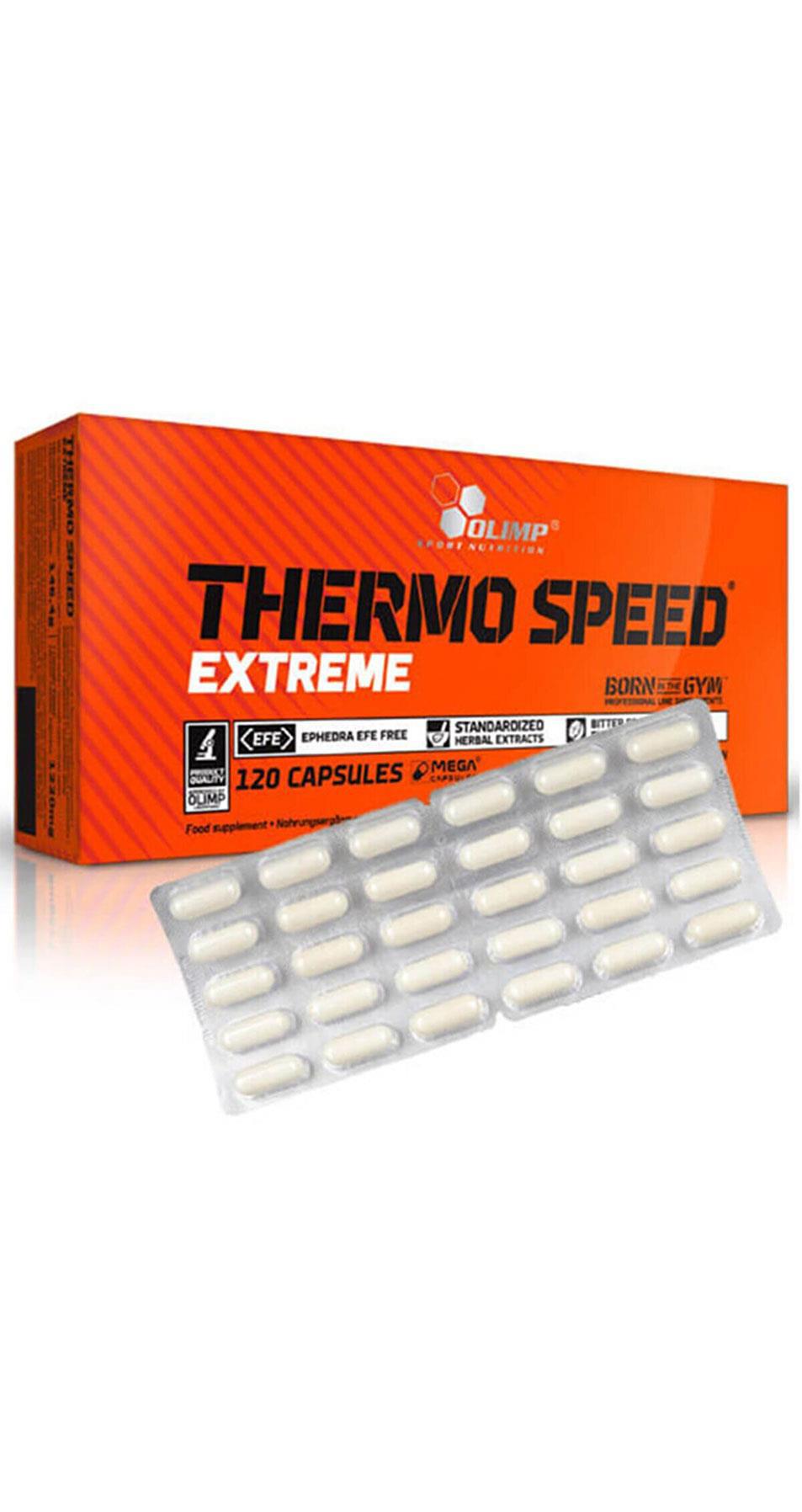 Olimp Thermo Speed Xtreme Aromalı Yetişkin Bitkisel Besin Desteği 120 Tablet