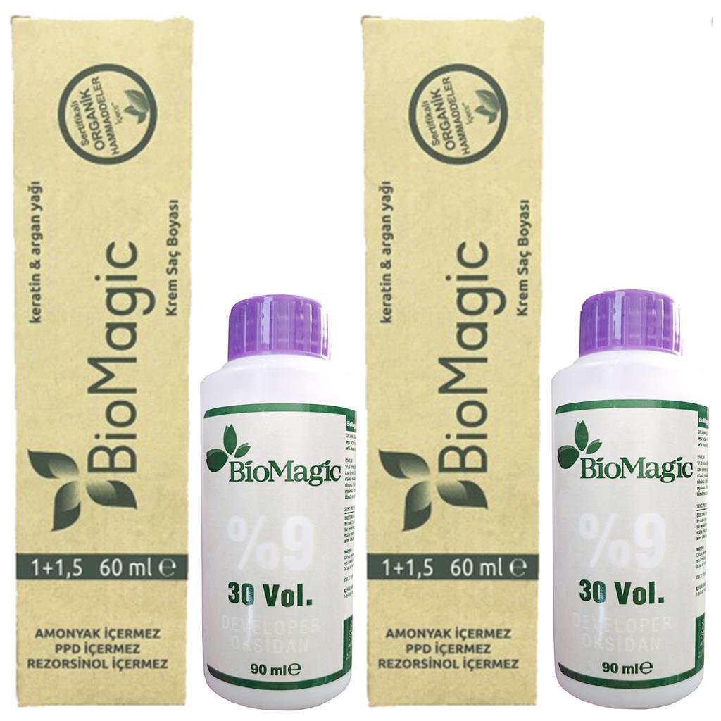 Biomagic 11.21 Kristal Sarısı Organik Amonyaksız Krem Saç Boyası 2x60 ml