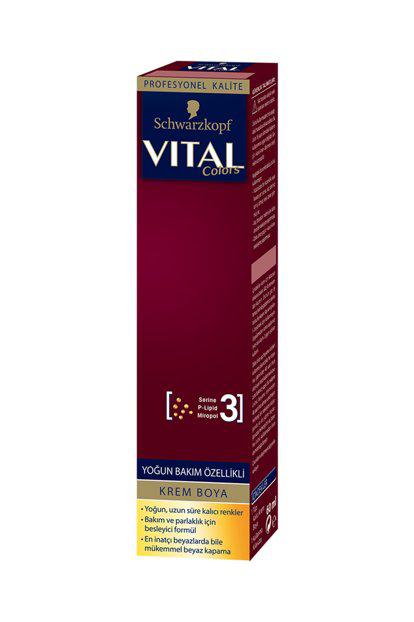 Vital 4.0 Orta Kahve Krem Saç Boyası 60 ml