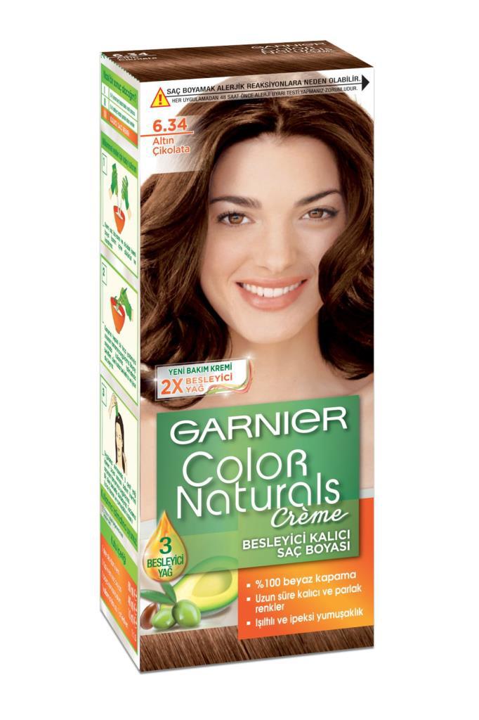 Garnier 6.34 Altın Çikolata Krem Saç Boyası 112 ml