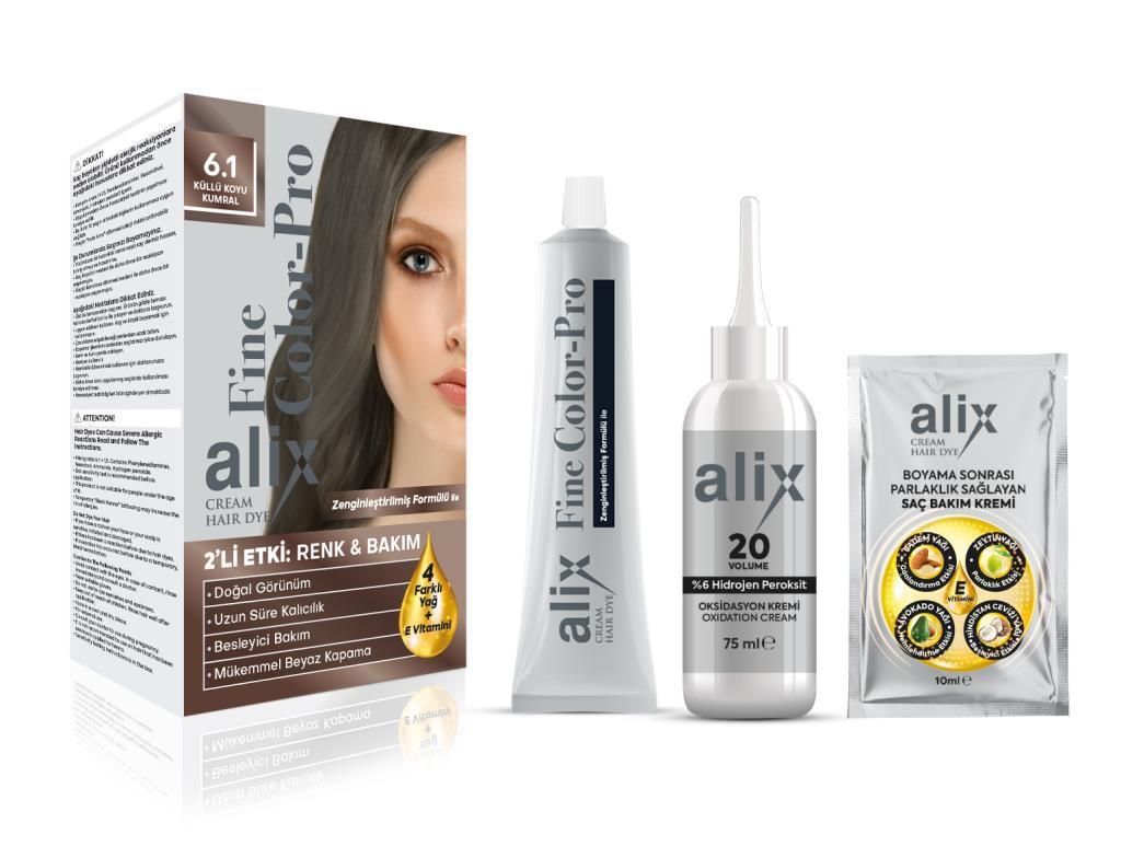 Alix Avien 6.1 Küllü Koyu Kumral Krem Saç Boyası 50 ml