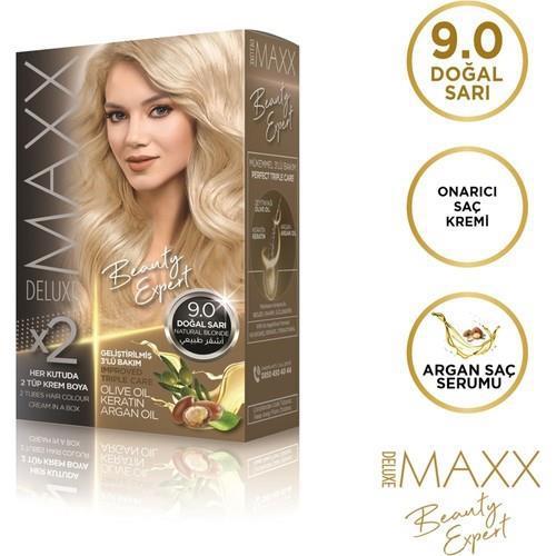 Maxx 9.0 Doğal Sarı Krem Saç Boyası 60 ml