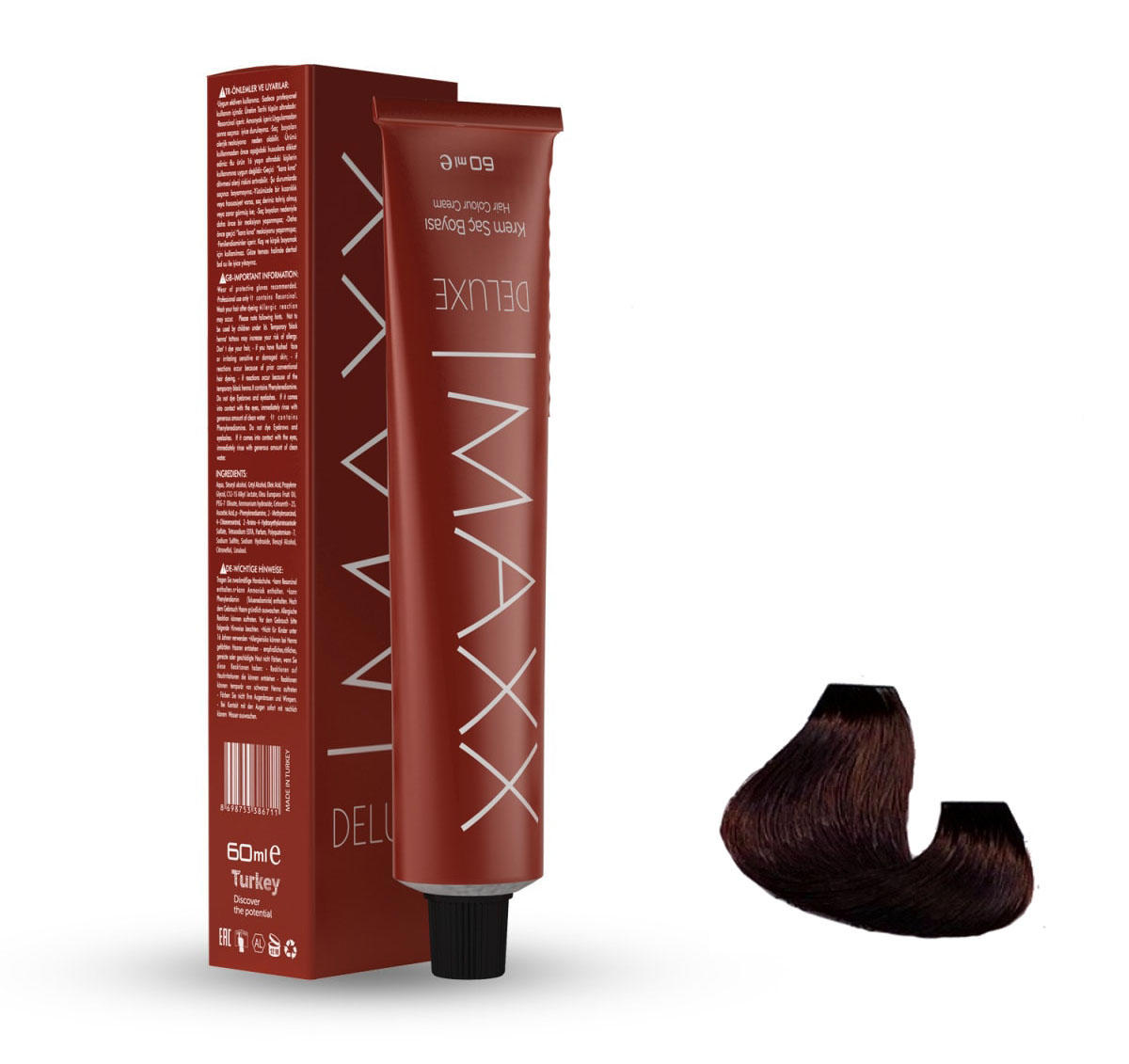 Maxx 4.6 Bronz Kızıl Krem Saç Boyası 60 ml