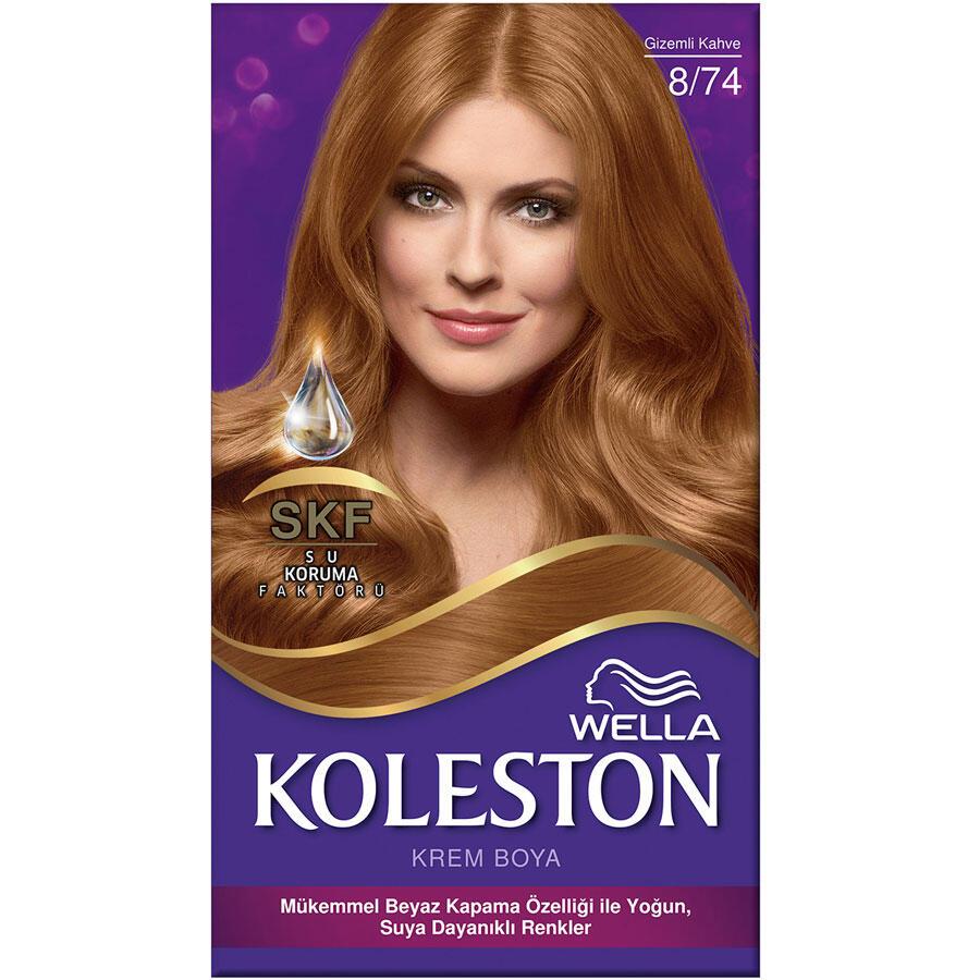 Wella Koleston 8.74 Gizemli Kahve Krem Saç Boyası 50 ml